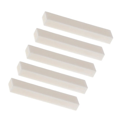 5PCS Hard Buffalo Bone Blank Saddle Nut for Accoustic Classical Guitar DIY