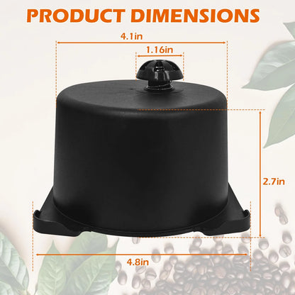 Coffee Brew Basket Replacement for K-Duo Essentials (Only universal, Black