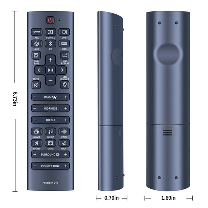 Generic Replacement For Ultimea Poseidon D70 7.1 Surround Sound System Remote
