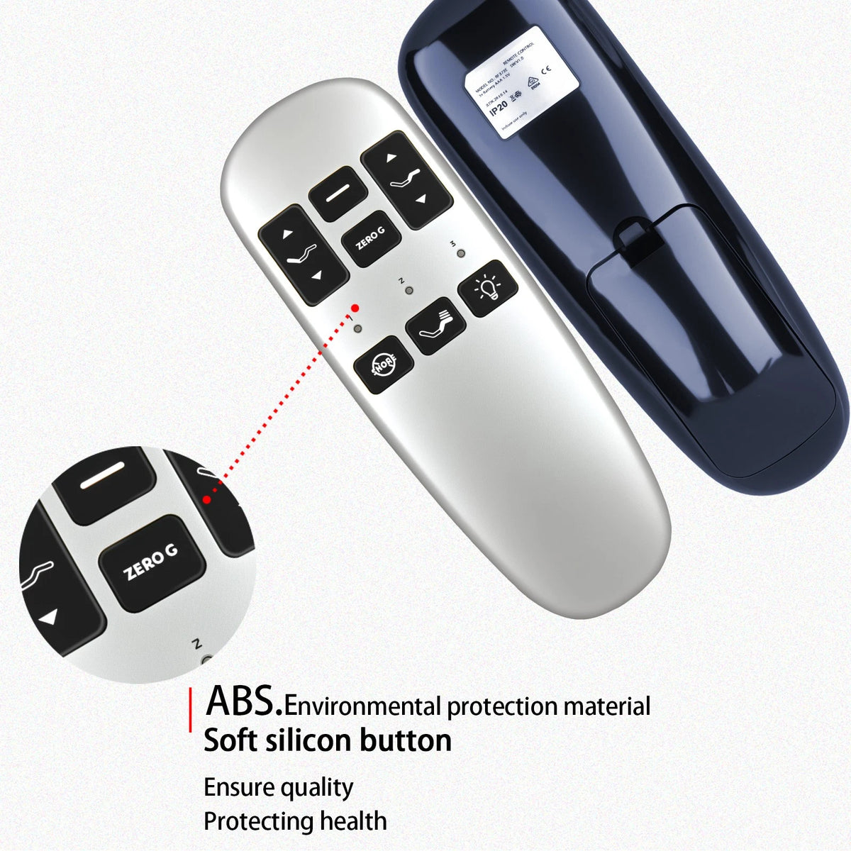 RF373E JLDK 28.09.04 Remote Control For Ergomotion Adjustable Bed Base