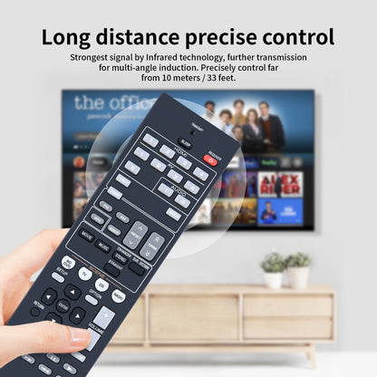 RAV433 WW51050 EU Remote Control For Yamaha AV Receiver HTR-3064 RX-V371