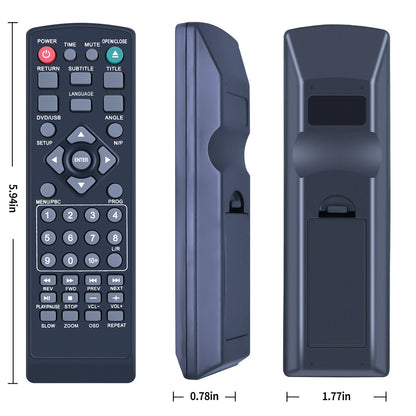 Remote Control For Majority Scholars Compact DVD And CD Player SCH-DVD-BLK US