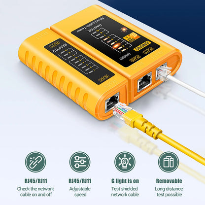 Networks Cable Tester Ethernet RJ45 RJ11 LAN Wire Telephone Cable Testing Tool g