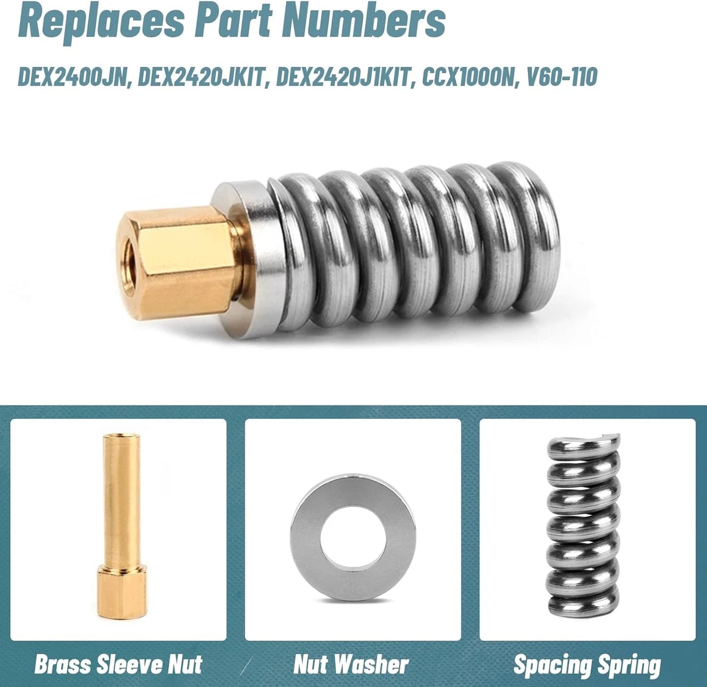 Alocs DEX2420JKIT, DEX2400JN Brass Sleeve Nut Assembly Replacement for...