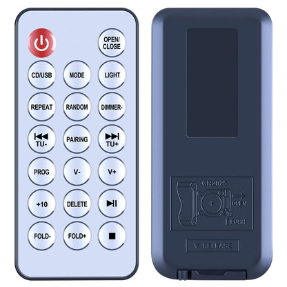 Replacement Remote Control For Akura Jukebox AJ-RD17009T