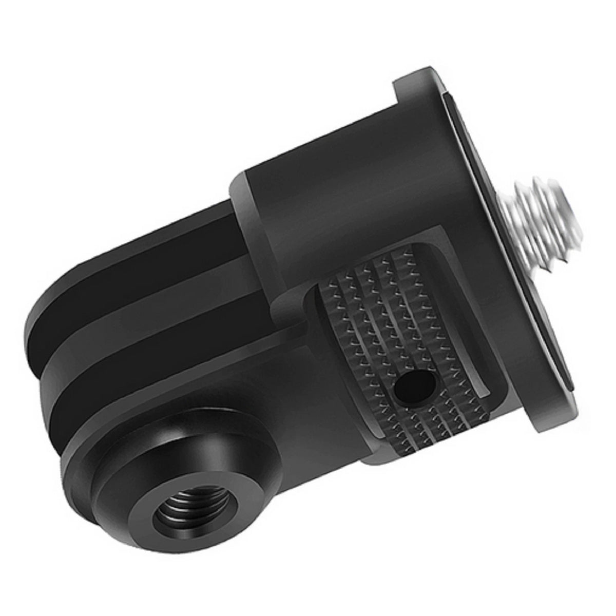 Mini Tripod Mount Alloy Adapter 360 Swivel Disc Reinforced 1/4" Screw For GoPro