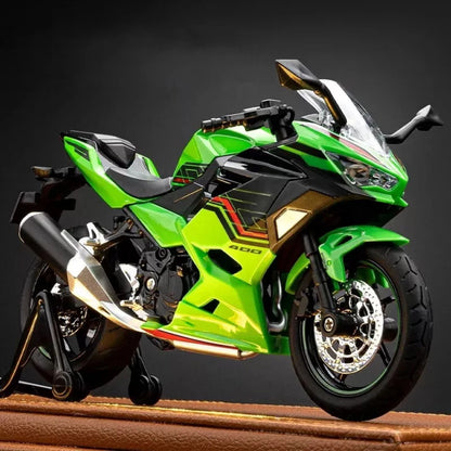 1/12 Scale Alloy+PC For Kawasaki Ninja 400 Motorcycle Model Finished Decoration