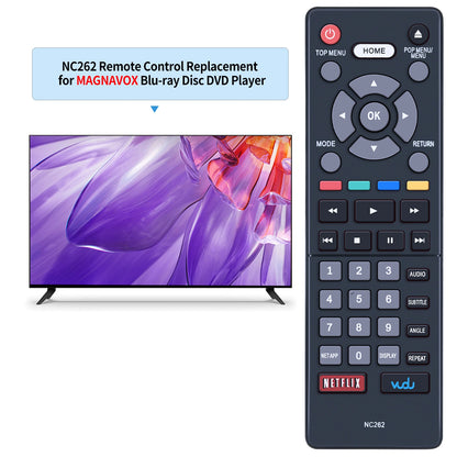 NC262 For Magnavox DVD Player Replace Remote Control MBP5320F