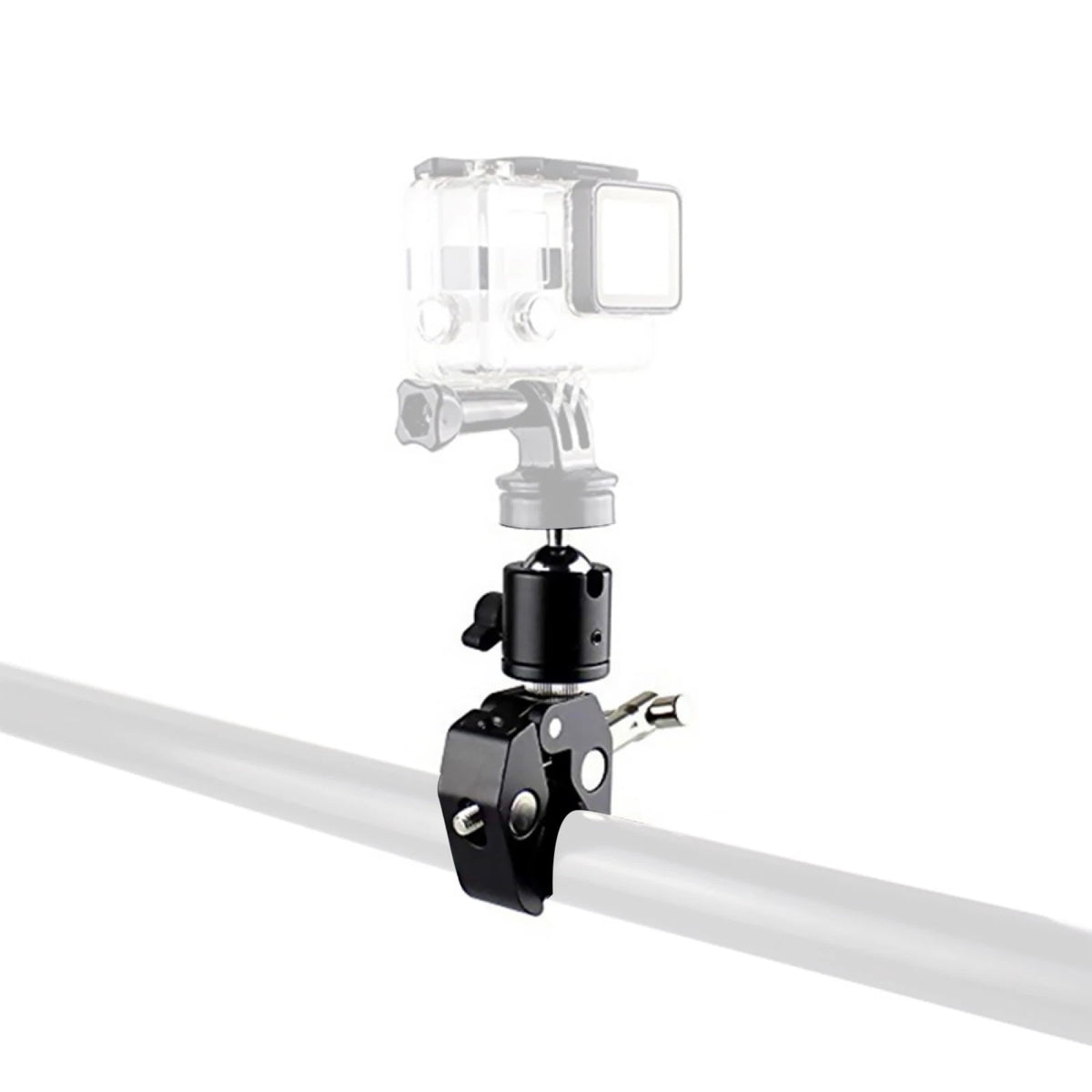 360° Rotate 1/4"-20 Ball Head Super Clamp Mount for DSLR Camera Tripod Monitor
