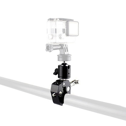 360° Rotate 1/4"-20 Ball Head Super Clamp Mount for DSLR Camera Tripod Monitor