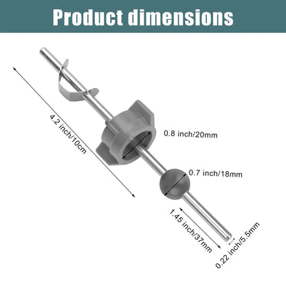2pcs Sink Drain Parts, Lavatory Pop Up Stopper Assembly Medium, Grey,grey