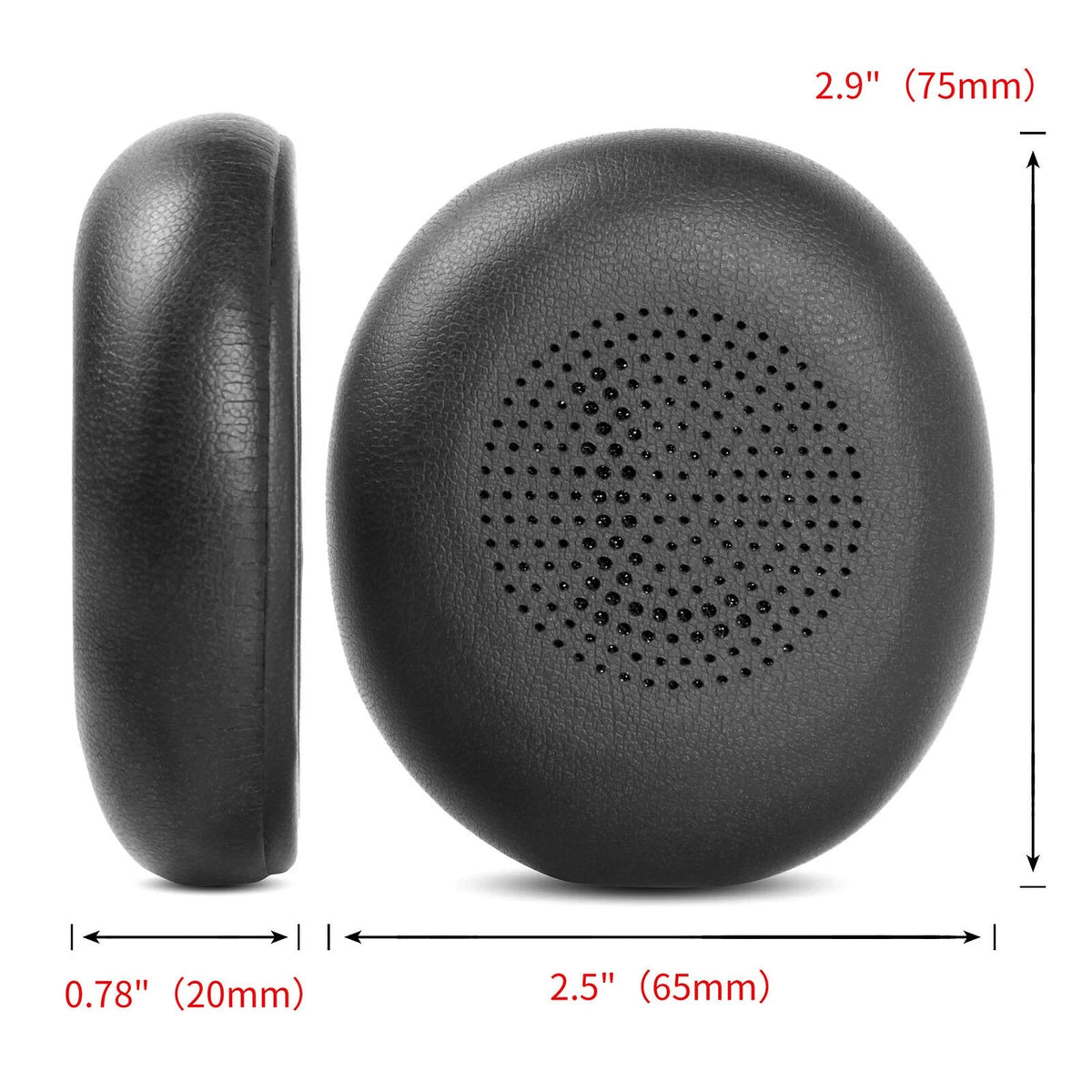 Sponge Ear Pads Cushion Cover for Jabra Elite 45h On-Ear Wireless Headphone