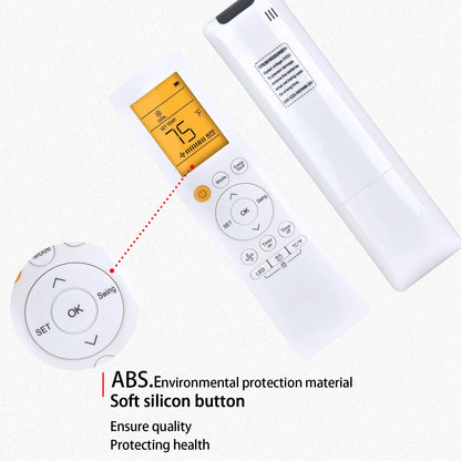 RG10G2(B2)/BGEFU1 Remote Control For Midea Air Conditioner RMW12SQW-B