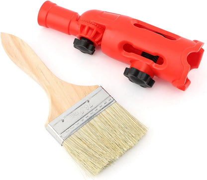 Multi-Angle Paint Brush Extender with 1 Brush, Red