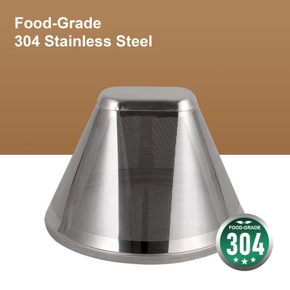 Reusable Coffee Filter Maker Filters, 304 1* stainless steel filter