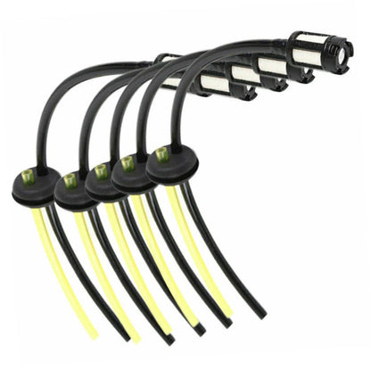 5Pcs Fuel Hose Pipe With Tank Filter For Strimmer Trimmer Brush Cutter Tool Kit
