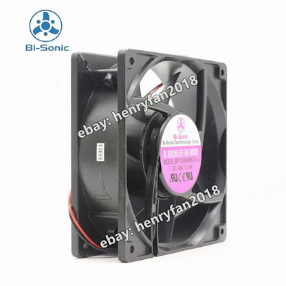 Bi-sonic BP1203848M-03 Axial Fan DC 48V 0.18A 120*120*38MM 2-wire Cooling Fan