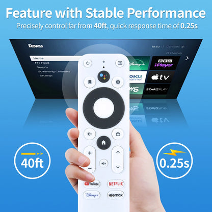 Voice Remote Control 100026240 For ONN Android TV FHD Streaming Stick Device