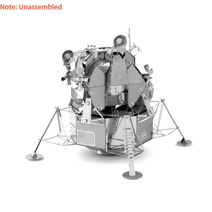 8cm DIY Metal USA Apollo Lunar Module 1/50th Scale DIY Model Kit Toy Gift