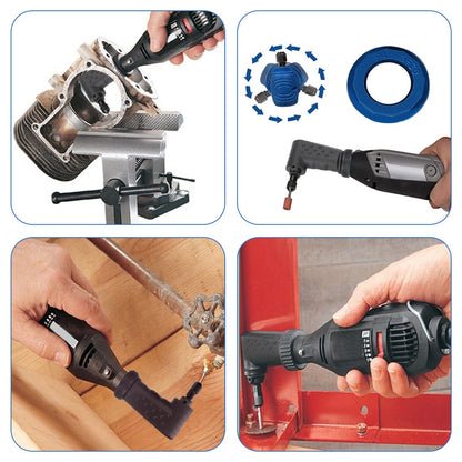 90 Degree Converter Adapter Rotary Tool Attachment Part For Dremel Accessories