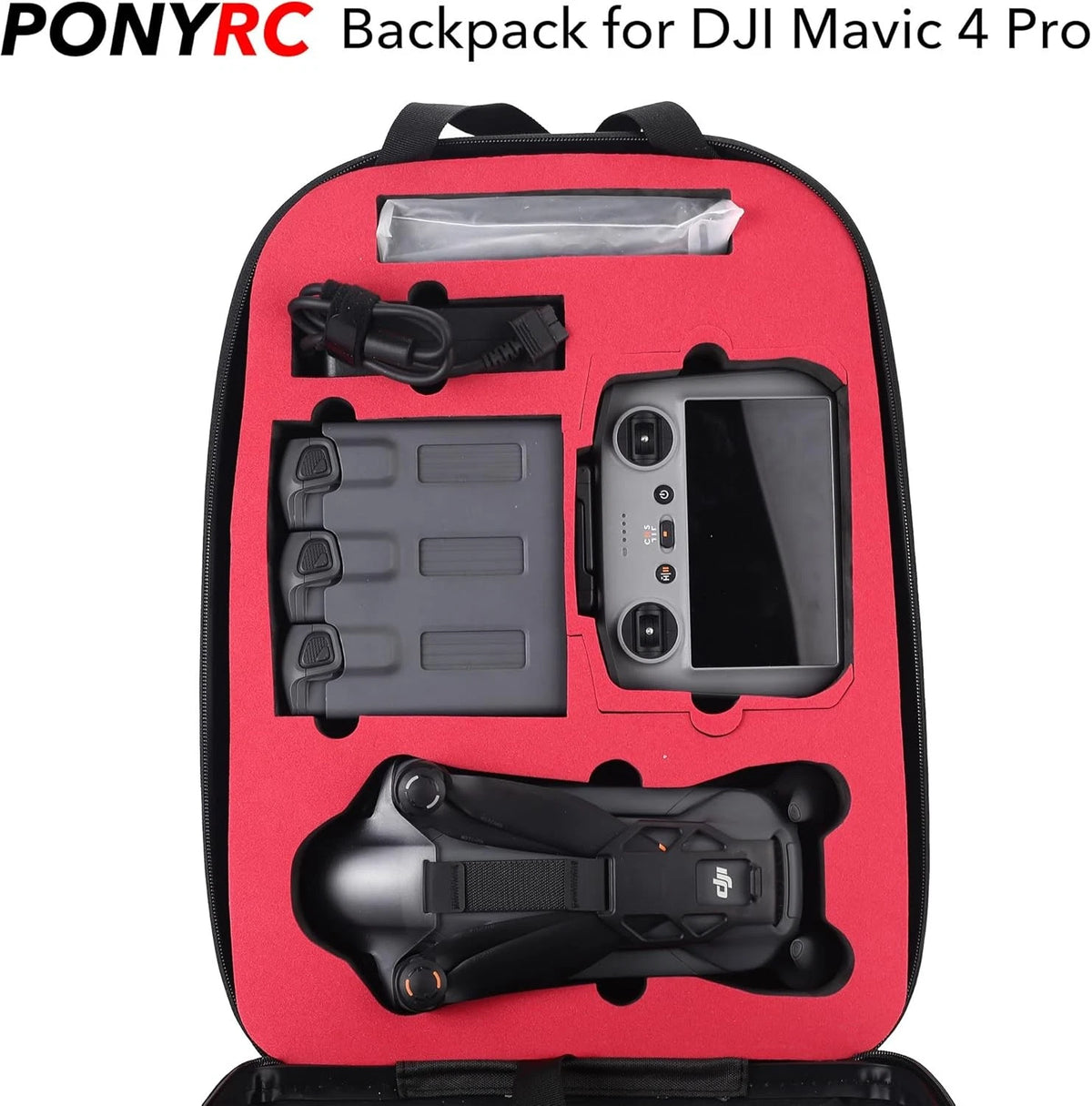 Mavic 4 Pro Case Backpack, Waterproof Travel Hard 4 Backpack