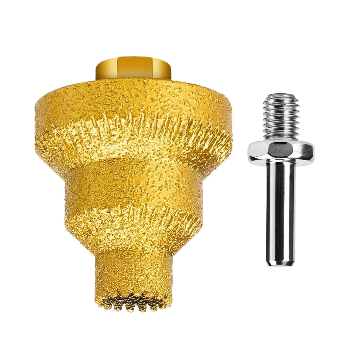 Gold Diamond Coated Step Drill 20/35/50mm for Quartzite Microcrystalline Stone
