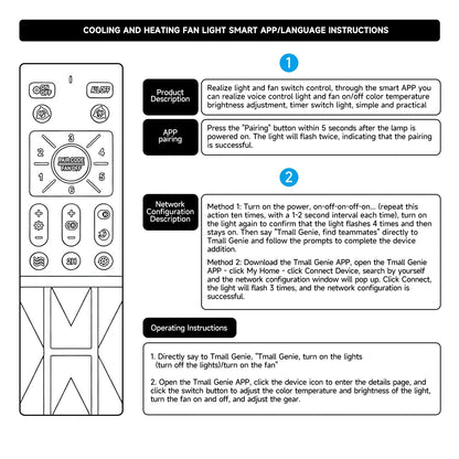 Replace Remote Control For Multi- Ceiling Fans,Refer to description