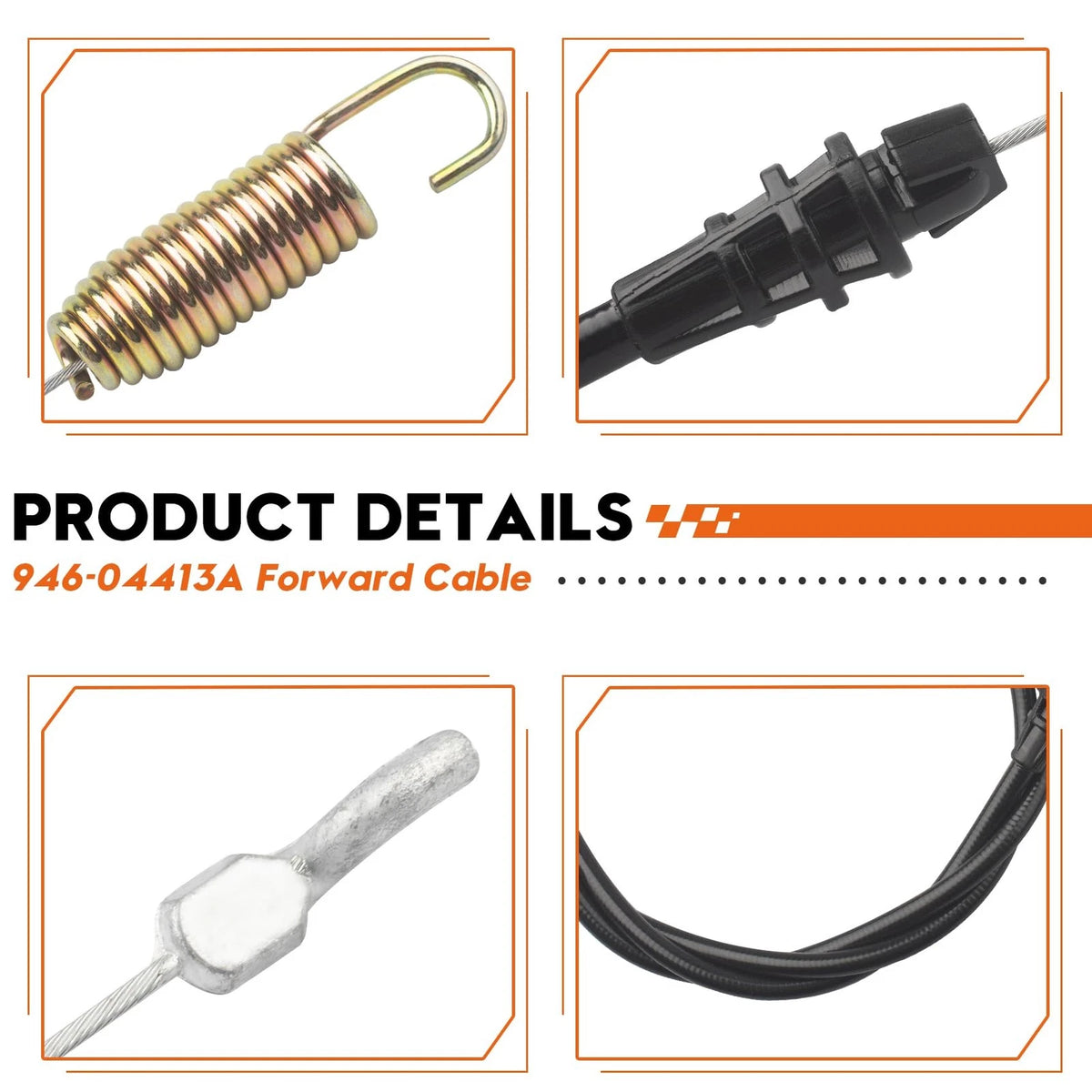 946-04413A Forward Cable, Replaces 746-04413 746-04413A 946-04413 04413, Fit...