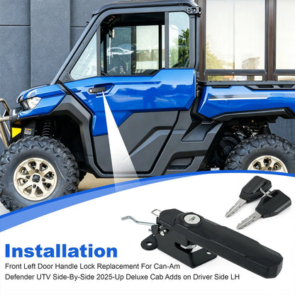 Front Left Deluxe Door Lock For Can-Am Defender 2025-Up LH