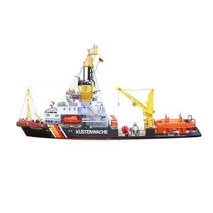 1:250 Germany Mellum Coast Guard Pollution Monitoring Ship Souvenir Gift For Kid