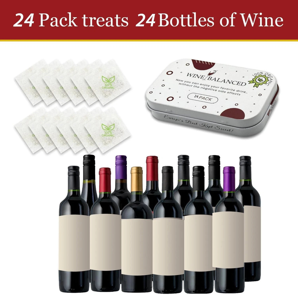 Wine Balanced Norway's Secret Filter | Triple Award-Winner | No 24 Pack