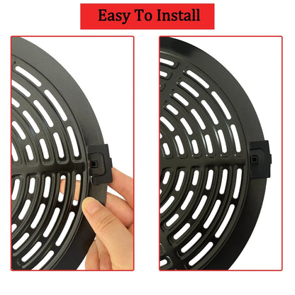 HEISENLIN Air Fryer Silicone Rubber Bumpers for For Bella/Instant, Black