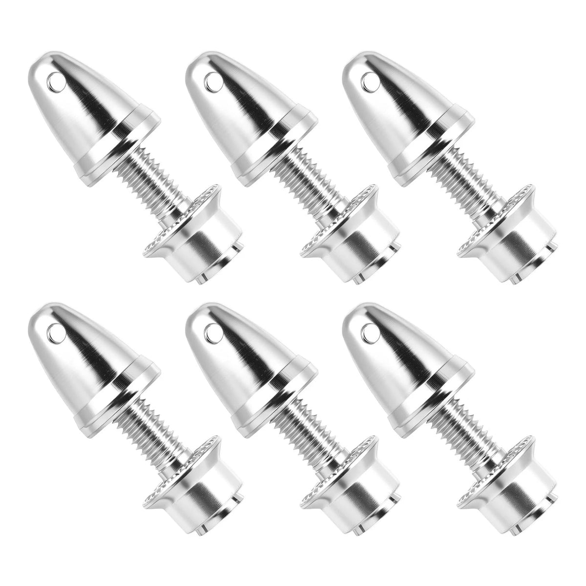 ZOWZEA 6 Pack RC Propeller Adapter, 3.17mm Motor Shaft Aperture to 3.17 x 6mm