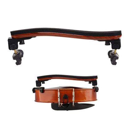 NANYI Violin Shoulder Rest 1/2 Collapsible Adjustable Size 1/2, brown