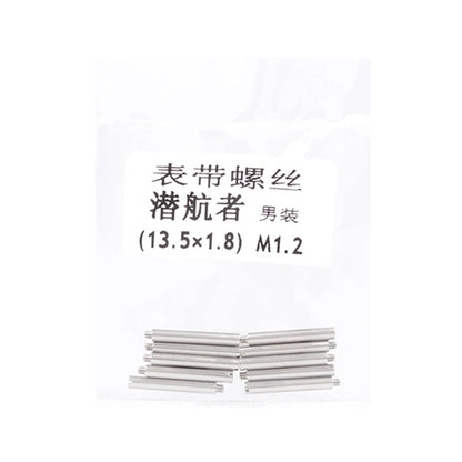 13.5x1.8mm Watch Band Link Pin Bracelet Screw Pins For Submariner Watch Strap jj