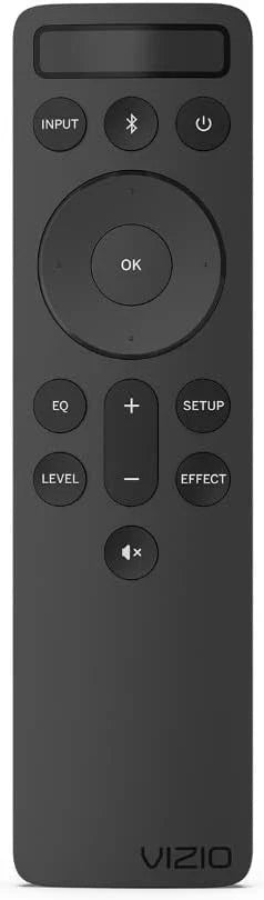 Vizio OEM Replacement Bluetooth Backlit Display Sound Bar Remote BLACK