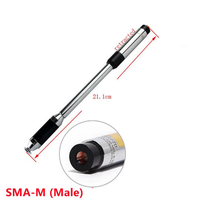 RH770 SMA-Male Dual Band VHF/UHF Telescopic Antenna For Baofeng UV-3R UV-100