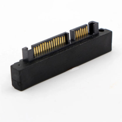 90 Degree SATA 22Pin 7+15 Male to SATA 22Pin Female Connector Replacement Parts