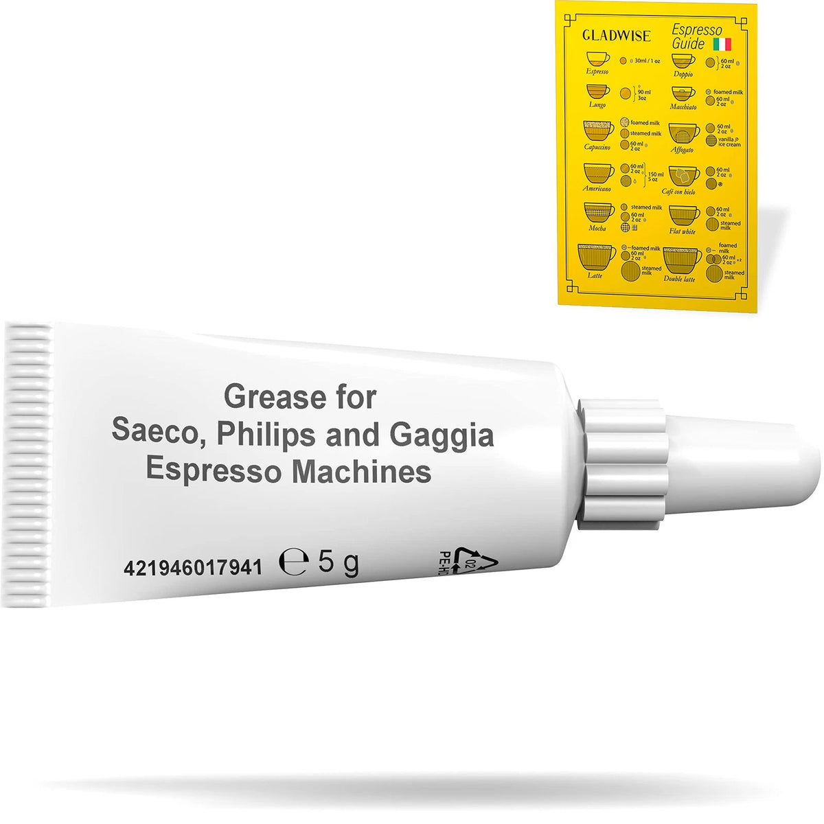 Espresso Machine Grease - Coffee oil 5g Tube for all 0.17 Ounce (Pack of 1)