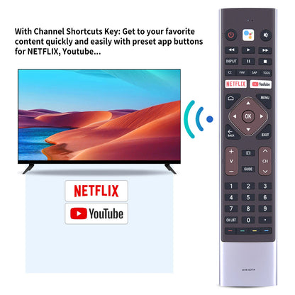 HTR-U27A Voice Remote Control For Haier TV LE55K6600UG HTR-U27E