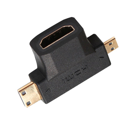 1 Pcs HDMI Female to Mini Micro HDMI Male Adapter Durable Replacement Connector