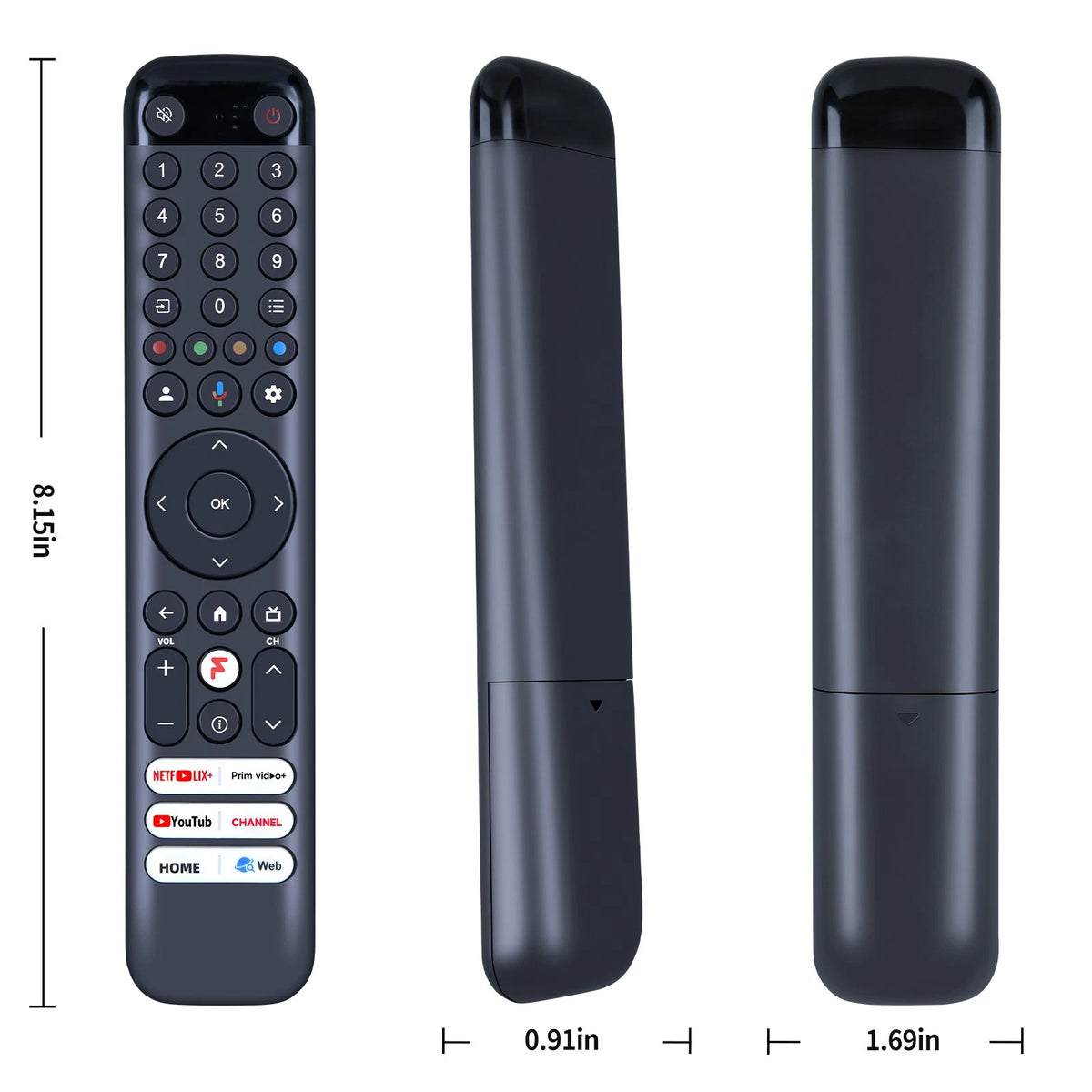 RC833 GUB2 Remote Control For TCL TV 65C845 55 75 65C745 without Voice