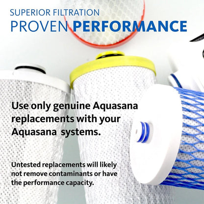 Aquasana Whole House Replacement Pre-Filters | 4 Count 10” Pre-filters, White
