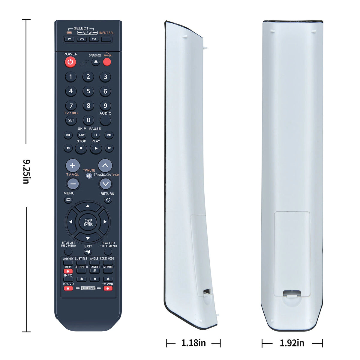 00084A Remote Control For Samsung DVD VCR Combo Recorder DVD-VR375 DVDVR330
