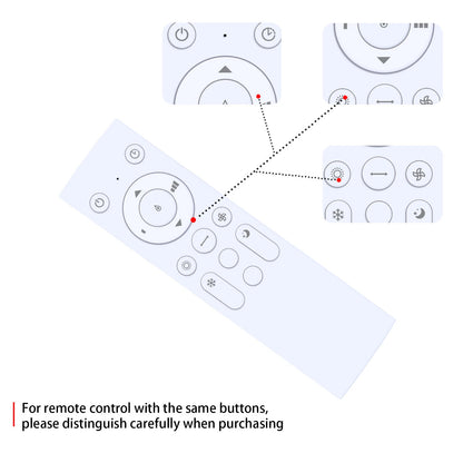 Replacement Remote Control For Wiytamo Portable Air Conditioners OX-10KH