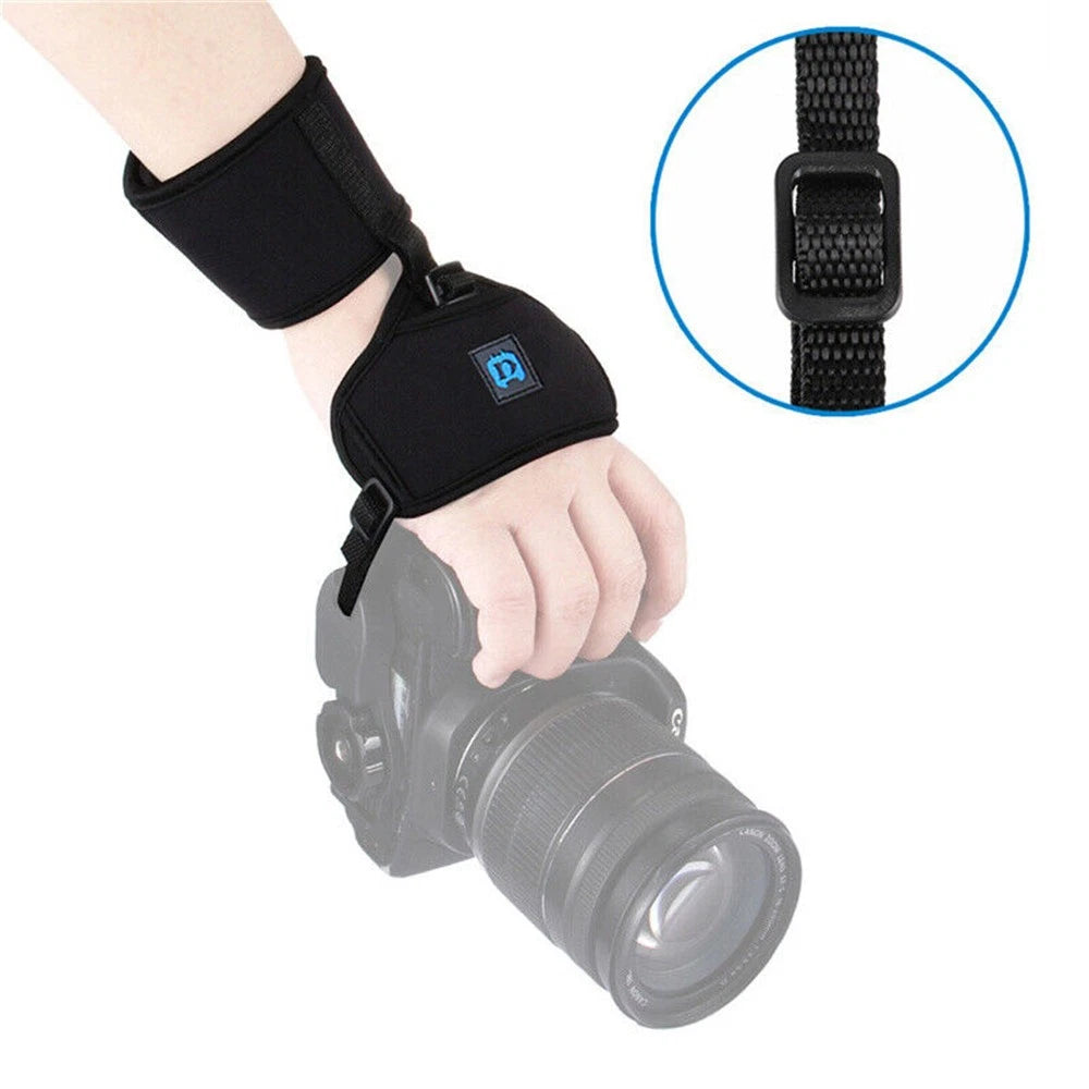 Adjustable Neoprene Wrist Stabilizing Strap Band For Canon Nikon SLR/DSLR Camera