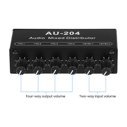 5V-15V 1Way Output 3.5mm Stereo Audio Signal Mixer PCB Motherboard Mixer Board