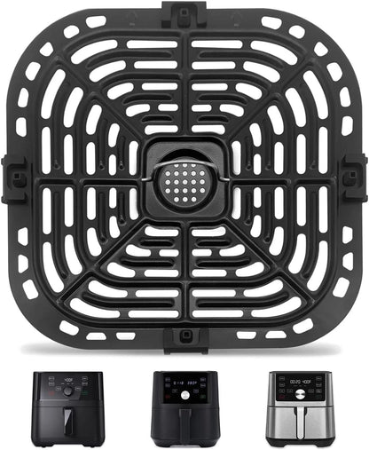 GZHCJJ Air Fryer Replacement Tray for 9.1''×9.5''for Instant 6QT, black