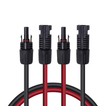 Renogy 20FT 12AWG Solar Panel 20FT12AWG, 1 Pair 20' 12 Gauge Red and Black