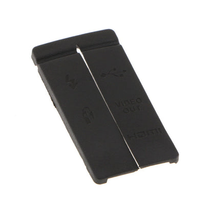 USB HDMI AV Video Out MIC Rubber Door Cover For Canon 50D Black Camera A